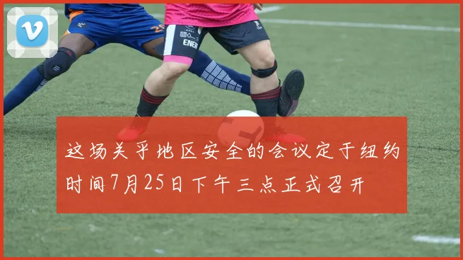 这场关乎地区安全的会议定于纽约时间7月25日下午三点正式召开