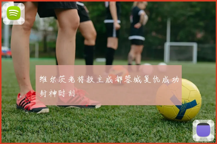 维尔茨老将救主成都蓉城复仇成功封神时刻